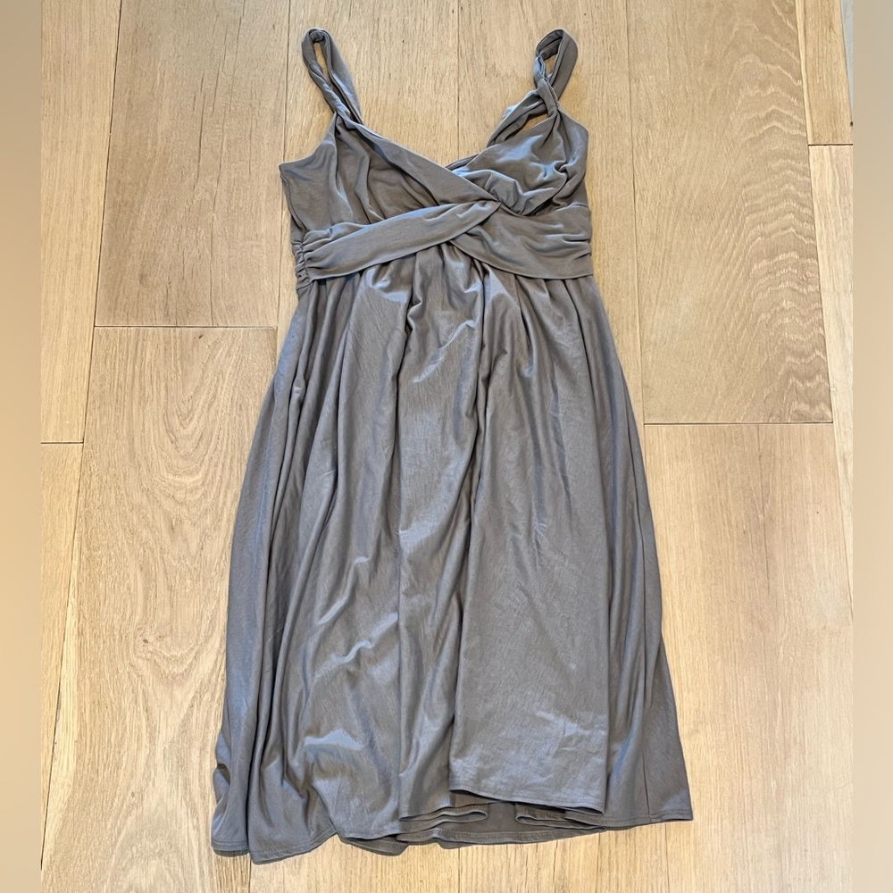 NWT Ann Taylor LOFT Gray Dress Size XS
